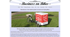 Desktop Screenshot of businessonbikes.co.uk